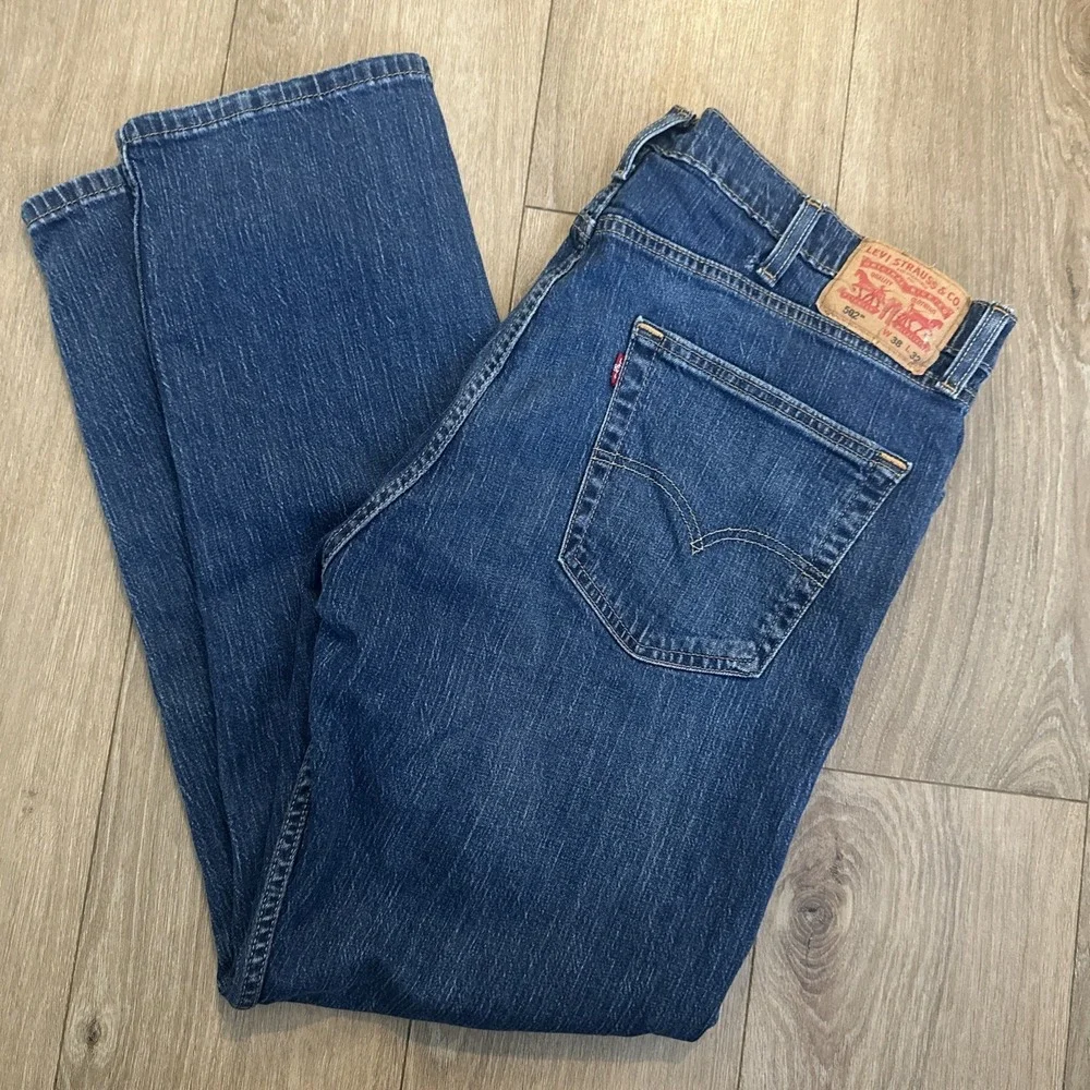 Levi's 502 Taper Regular Stretch Jean‎ for Men, 38 x 32 Workwear Cowboy Rodeo